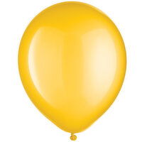 Go Brtly Solid Latex Balloon 12 Rnd Yellow - 15 Each